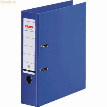 Herlitz Ordner Kunststoff A4 maX.file protect plus 80mm blau Herlitz Ordner Kunststoff A4 maX.file protect plus 80mm blau von Herlitz