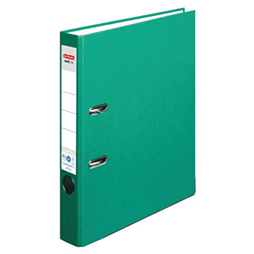 Herlitz Ordner maX.file nature plus, A4, 5 cm Rückenbreite, Spezialbeschichtung aus Papier, grün Herlitz Ordner maX.file nature plus, A4, 5 cm Rückenbreite, Spezialbeschichtung aus Papier, grün von Herlitz