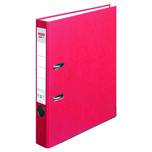 Herlitz Ordner maX.file nature plus, Spezialpapierbezug, Kantenschutz, standfest, A4 5 cm, rot Herlitz Ordner maX.file nature plus, Spezialpapierbezug, Kantenschutz, standfest, A4 5 cm, rot von Herlitz