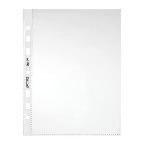 Herlitz Prospekthülle A5, Glasklar, dokumentenecht, 100 Stück, eingeschweißt von Herlitz