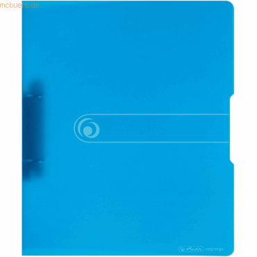Herlitz Ringbuch A4 2 Ringe PP 25mm blau transparent to go Herlitz Ringbuch A4 2 Ringe PP 25mm blau transparent to go von Herlitz