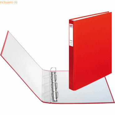 Herlitz Ringbuch A4 PP 4 Ringe rot Herlitz Ringbuch A4 PP 4 Ringe rot von Herlitz