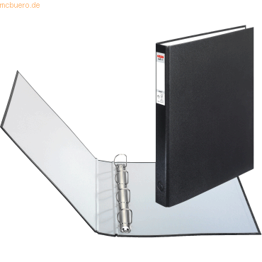Herlitz Ringbuch A4 PP 4 Ringe schwarz Herlitz Ringbuch A4 PP 4 Ringe schwarz von Herlitz
