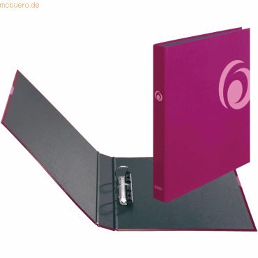 Herlitz Ringbuch Fresh Colour 2 Ringe A4 25mm beere maX.file von Herlitz