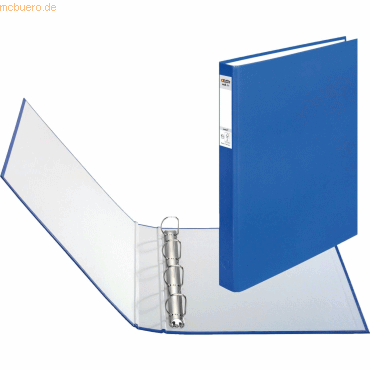 Herlitz Ringbuch protect 4 Ringe A4 blau maX.file von Herlitz