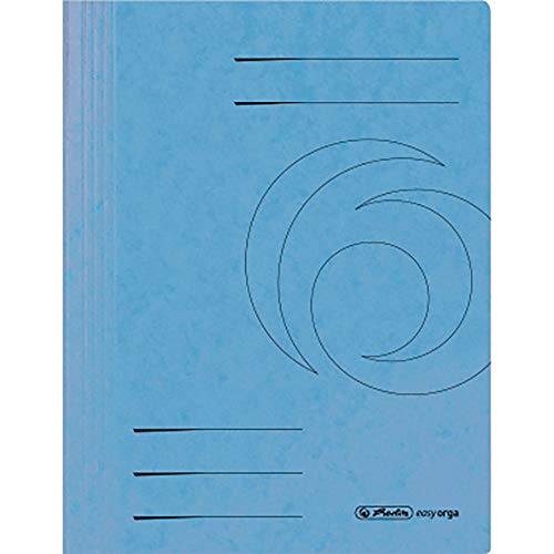 Herlitz Schnellhefter 11199106 DIN A4 Karton hellblau von Herlitz