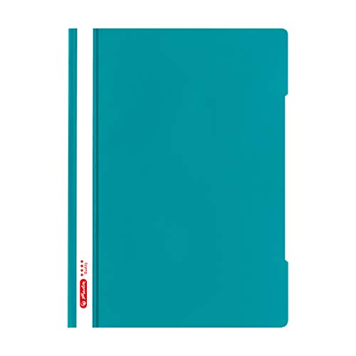 Herlitz Schnellhefter A4 - Quality, Polypropylen-Folie, Glasklar mit Beschriftungsstreifen, caribbean turquoise 1 Stück Herlitz Schnellhefter A4 - Quality, Polypropylen-Folie, Glasklar mit Beschriftungsstreifen, caribbean turquoise 1 Stück von Herlitz