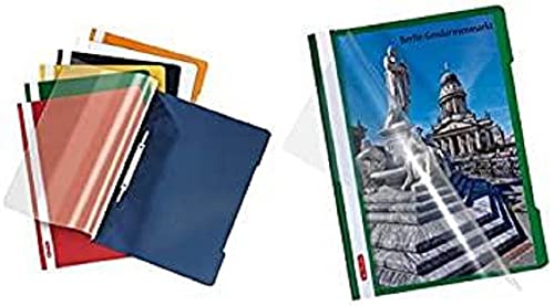 Herlitz Schnellhefter A4 - Quality, Polypropylen-Folie, Glasklar mit Beschriftungsstreifen, gelb 1 Stück, 11317112 Herlitz Schnellhefter A4 - Quality, Polypropylen-Folie, Glasklar mit Beschriftungsstreifen, gelb 1 Stück, 11317112 von Herlitz