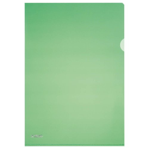 Herlitz Sichthüllen grün genarbt / 0,19mm / 25 Stück von Herlitz