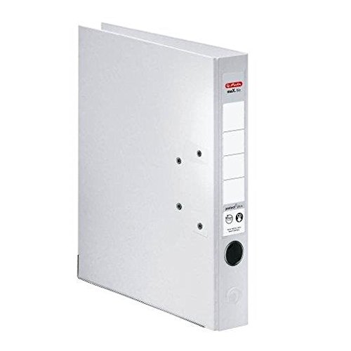 Herlitz Spiralblock, 3 Aktenordner max. file protect plus Polypropylen INT/EXT-Rücken 50 mm weiß Herlitz Spiralblock, 3 Aktenordner max. file protect plus Polypropylen INT/EXT-Rücken 50 mm weiß von Herlitz