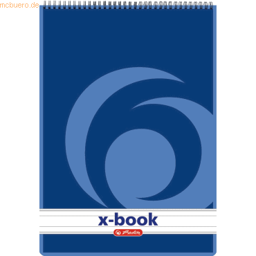 10 x Herlitz Spiralnotizblock A5 liniert 50 Blatt von Herlitz