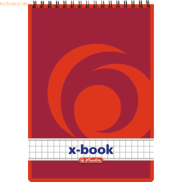 Herlitz Spiralnotizblock A6 kariert 50 Blatt Herlitz Spiralnotizblock A6 kariert 50 Blatt von Herlitz
