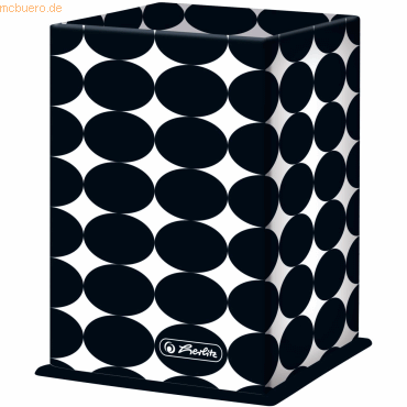 Herlitz Stifteköcher 7,6x7,6x10cm Pappe Just Black Herlitz Stifteköcher 7,6x7,6x10cm Pappe Just Black von Herlitz