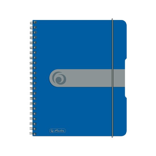 Herlitz To Go Notizblock, A5, Spiralbindung, 80 Blatt, blau Herlitz To Go Notizblock, A5, Spiralbindung, 80 Blatt, blau von Herlitz