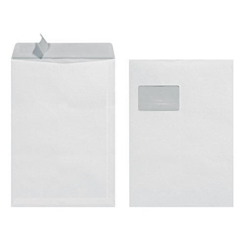 Herlitz Versandtasche C4 90 G Haftklebend Mit Fenster, 10 Stück Mit Innendruck In Folienpackung, Eingeschweißt, Weiß Herlitz Versandtasche C4 90 G Haftklebend Mit Fenster, 10 Stück Mit Innendruck In Folienpackung, Eingeschweißt, Weiß von Herlitz