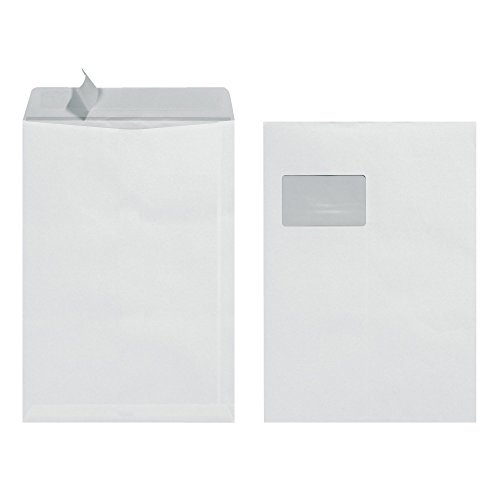 Herlitz Versandtasche C4, 25 weiße Umschläge mit Fenster, selbstklebend, 90 g/m², 25 Stück, 10837557 Herlitz Versandtasche C4, 25 weiße Umschläge mit Fenster, selbstklebend, 90 g/m², 25 Stück, 10837557 von Herlitz