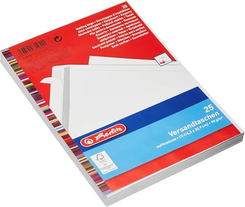 Herlitz Briefumschläge, Weiß, C5 Herlitz Briefumschläge, Weiß, C5 von Herlitz