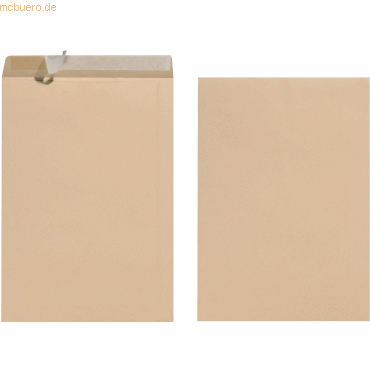 Herlitz Versandtaschen B4 Haftklebung VE=10 Stück braun 100g/qm Herlitz Versandtaschen B4 Haftklebung VE=10 Stück braun 100g/qm von Herlitz