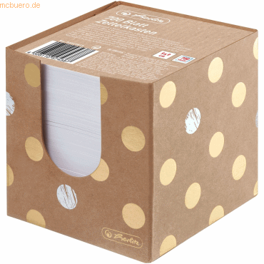 Herlitz Zettelbox 9x9x9cm 700 Blatt Pure Glam Herlitz Zettelbox 9x9x9cm 700 Blatt Pure Glam von Herlitz