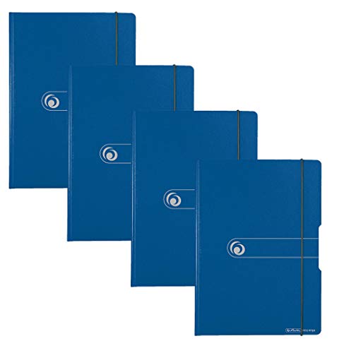 Herlitz easy orga to go Klemmbrettmappe A4 (4 Stück, blau) von Herlitz