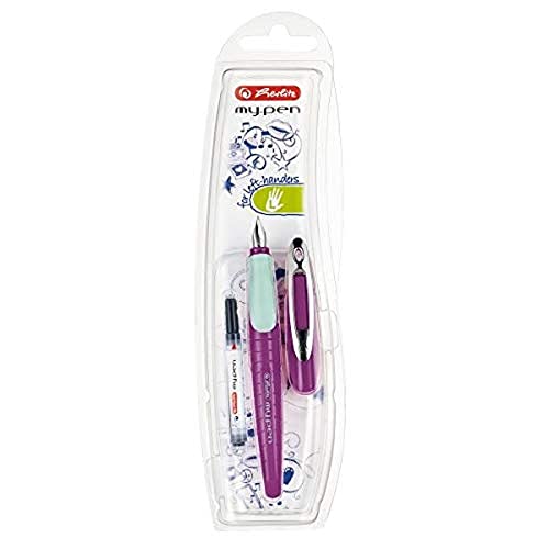 Herlitz my.pen Füllfederhalter mit L-Spitze, Rosa/Minze Herlitz my.pen Füllfederhalter mit L-Spitze, Rosa/Minze von Herlitz