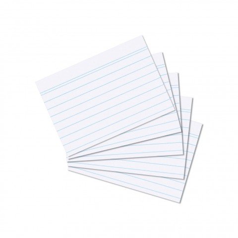 Karteikarte A7 1600Stück liniert weiß 170g/m Karteikarte A7 1600Stück liniert weiß 170g/m von Herlitz