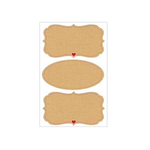 Kraftpapiersticker Motiv 1 selbstklebend FSC Kraftpapiersticker Motiv 1 selbstklebend FSC von Herlitz