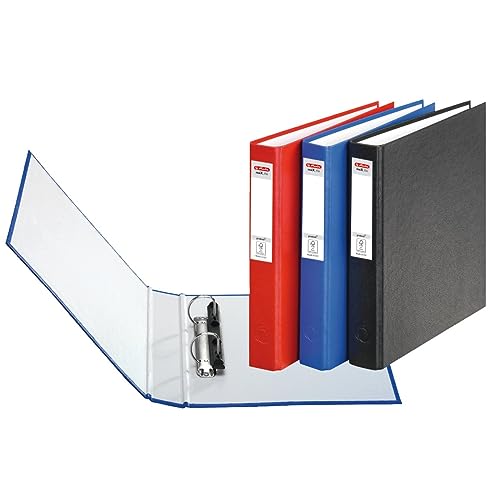 Ringbuch maX.file protect 2R A5 farbig sortiert PP-Folienbezug Kombi-Mechanik 25mm von Herlitz