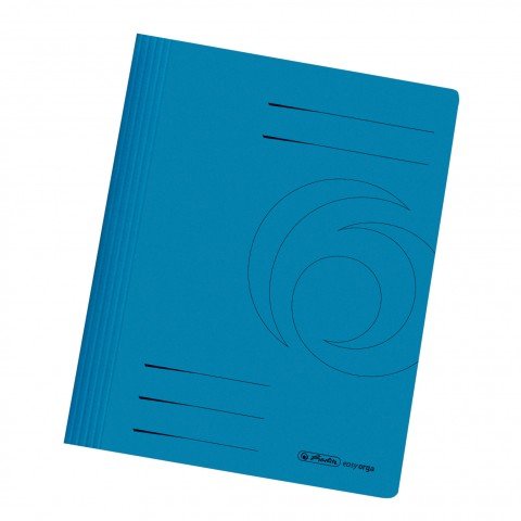 Schnellhefter A4 Pappe (Manila-Karton) kfm.- und Behördenheftung viele Farben zur Auswahl (5 Stück, blau) von Herlitz
