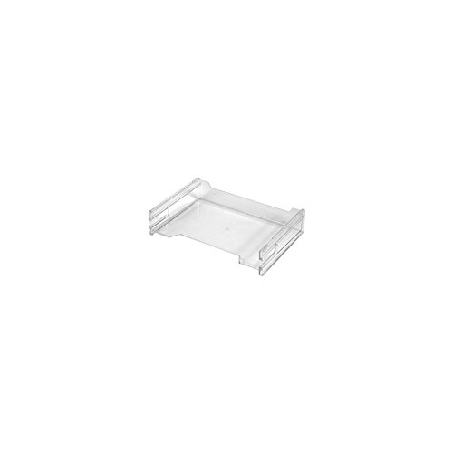 Set Stück – herlitz 1610393 Ablagekorb A4 quer, transparent und stapelbar Set Stück – herlitz 1610393 Ablagekorb A4 quer, transparent und stapelbar von Herlitz