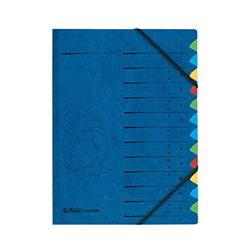 herlitz 5001128 Ordnungsmappe Quality 1-12 / A-Z, A4 , 12 Fächer mit Gummizug, 1 Stück herlitz 5001128 Ordnungsmappe Quality 1-12 / A-Z, A4 , 12 Fächer mit Gummizug, 1 Stück von Herlitz