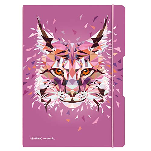 herlitz 50027279 Notizheft flex mit Wechselcover, A4, 2 x 40 Blatt, Motiv: Wild Animals Luchs, 1 Stück herlitz 50027279 Notizheft flex mit Wechselcover, A4, 2 x 40 Blatt, Motiv: Wild Animals Luchs, 1 Stück von Herlitz