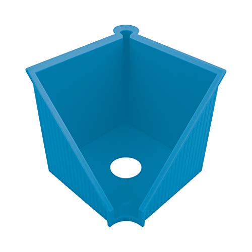 herlitz 50033454 Zettelkasten 10 x 10 cm, Serie: GREENline, intensiv blau, 1 Stück von Herlitz