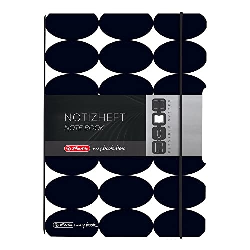 herlitz 50039784 Notizheft flex A5, 40 Blatt punktiert, Motiv: Just Black, 1 Stück herlitz 50039784 Notizheft flex A5, 40 Blatt punktiert, Motiv: Just Black, 1 Stück von Herlitz