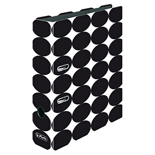 Herlitz 50040087 Ordner maX.file, A4, 8cm, Motiv: Just Black, 1 Stück, schwarz;weiß Herlitz 50040087 Ordner maX.file, A4, 8cm, Motiv: Just Black, 1 Stück, schwarz;weiß von Herlitz
