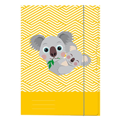 herlitz 50040346 Sammelmappe A3 Cute Animals Koala, 1 Stück von Herlitz