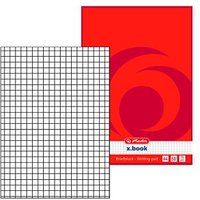 herlitz Briefblock x-book DIN A4 kariert, 1 St. von Herlitz