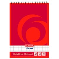 herlitz Collegeblock x.book kariert DIN A7 ohne Rand herlitz Collegeblock x.book kariert DIN A7 ohne Rand von Herlitz