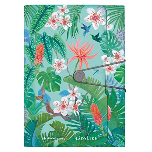 herlitz Fächermappe aus PP, Motiv: Ladylike Jungle, 1 Stück herlitz Fächermappe aus PP, Motiv: Ladylike Jungle, 1 Stück von Herlitz