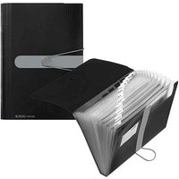 herlitz Fächermappe easy orga to go 12 Fächer schwarz, 1 St. von Herlitz