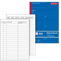 herlitz Fahrtenbuch, Pkw mit Kraftstoffverbrauch Formularbuch, 1 St. von Herlitz