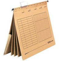 herlitz Hängehefter Karton natronbraun 4 x kaufmännische Heftung, 5 St. herlitz Hängehefter Karton natronbraun 4 x kaufmännische Heftung, 5 St. von Herlitz