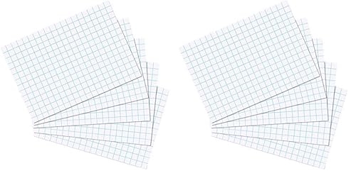 herlitz Karteikarte A5, kariert, weiß, 100 Stück (Packung mit 2) von Herlitz
