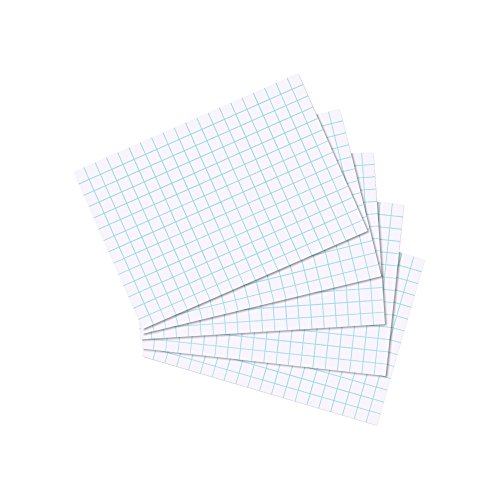 Herlitz 10621431 Karteikarten A7 kariert, 100 Stück, weiß Herlitz 10621431 Karteikarten A7 kariert, 100 Stück, weiß von Herlitz