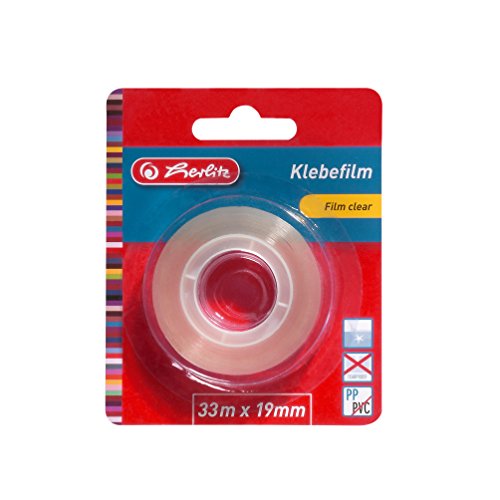 herlitz Klebeband transparent, Klebefilm, 33 m x 19 mm, 1 Stück herlitz Klebeband transparent, Klebefilm, 33 m x 19 mm, 1 Stück von Herlitz