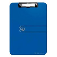 herlitz Klemmbrett easy orga 11226396 DIN A4 opak blau Kunststoff von Herlitz