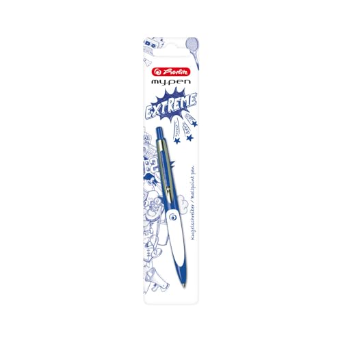 herlitz Kugelschreiber my.pen, blau/weiß, 1 Stück herlitz Kugelschreiber my.pen, blau/weiß, 1 Stück von Herlitz