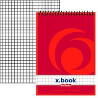 herlitz Notizblock x.book DIN A6 kariert, 1 St. von Herlitz
