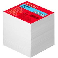 herlitz Notizzettel geleimt weiß 9,0 x 9,0 cm, 900 Blatt, 1 Pack von Herlitz