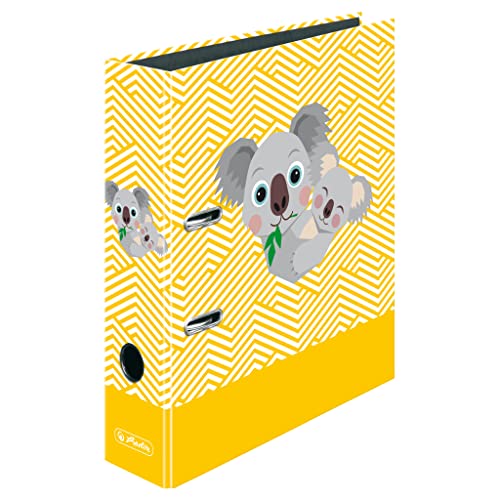 Herlitz Ordner maX.file A4, 8cm, Motiv: Cute Animals Koala, 1 Stück von Herlitz